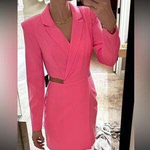 BNWT HOT PINK CUT OUT DRESS SZ S